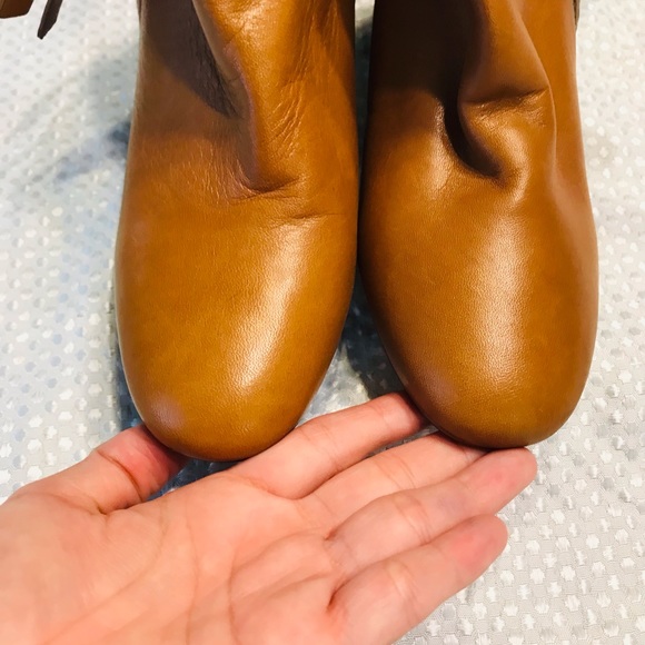 See by Chloe Louise Block-Heel Leather Ankle Boots size 7 - Picture 7 of 13